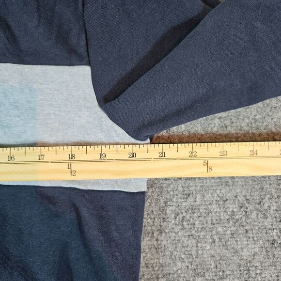 An Original Penguin By Munsingwear Zip Up Sweater Navy Blue Men's Size Medium - Picture 7 of 8